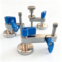 Support de fixation magnétique réglable à levier de dégagement rapide pour pièces CNC, positionneur parallèle à aspiration, étau auto-centrant auxiliaire