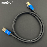 Kabel Jaringan Ethernet RJ45 OEM Cat8 Patch Cord SFTP Kabel Jumper Ethernet Cat8