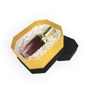 Custom Printed Logo <strong>Silver</strong>/Gold Foil Luxury 2-Piece Rigid Gift <strong>Boxes</strong> with Eco-Friendly Reusable Design Special Shape and Neck - Product Image 1