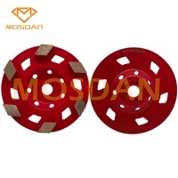 Meule à meuler universelle SPX de 150 mm avec 6 losanges pour les surfaces de bordure de sol en béton