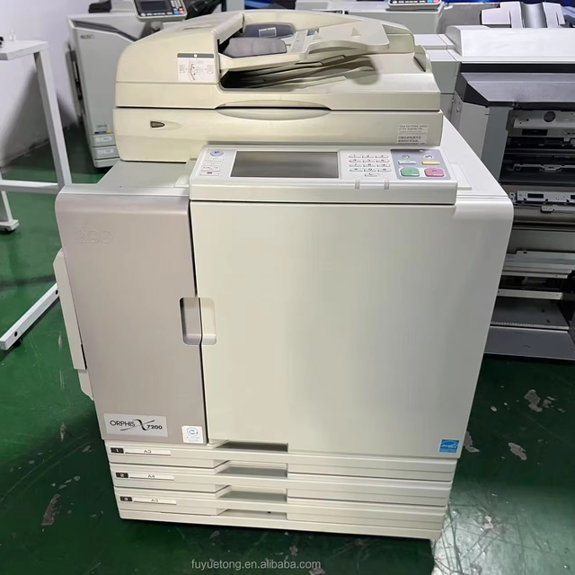 Riso Comcolor Machine X9050 Used Copier 4 Colors Printer Comcolor 7150 Printer for Refurbished jet Riso Printer