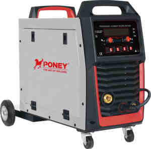 เครื่องเชื่อม MIG แบบอินเวอร์เตอร์ IGBT อลูมิเนียม สแตนเลส รุ่น Synergic Double Pulse MIG-250DP ใหม่ 220/380V CO2 อุตสาหกรรม ดิจิตอล - Product Image 2