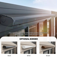 Pergola motorisée pliante en aluminium avec auvent rétractable, éclairage LED, voile en PVC, télécommande, résistante au vent, moderne, autoportante pour jardin