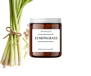 เทียนหอมน้ํามันหอมระเหยตะไคร้ 100 กรัม เทียนหอมหรูหราสั่งทําพิเศษ เทียนถั่วเหลือง คุณภาพระดับพรีเมียมจากประเทศไทย - Product Image 6