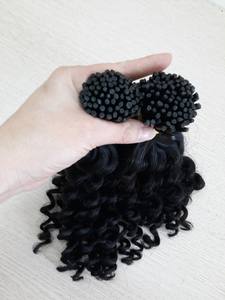 Mini-I-tip Prebonded Extensiones de cabello virgen vietnamita Keratin Stick Tip Hair - Product Image 6