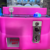 Machine à griffes de table colorée pour enfants, jeu d'arcade à monnayeur, mini-grue à jouets de 4 pouces, distributeur automatique, vente en gros d'usine