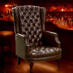 Chaise de canapé simple American Tiger Chaise de loisirs à dossier haut en cuir au design moderne pour le salon Balcon Hôtels <span class=keywords><strong>Cigar</strong></span> Lounges - Product Image 3