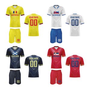 サッカージャージー10代のカスタマイズされたナショナルチーム昇華プレーヤーバージョンポリエステルセットOEMサービス - Product Image 1