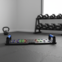 Planche d'entraînement multifonctionnelle portable pour hommes, pour exercices de musculation de la poitrine et des abdominaux, avec affichage numérique intelligent