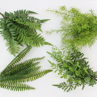 Bouquet de fougères et fleurs artificielles en plastique fait main pour la fête des mères, décoration de jardin pour la maison et le bureau, plantes artificielles