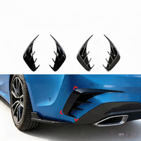 Ailerons de pare-chocs arrière noir brillant pour BMW Série 3 G20 G21 320i 325i 330i M Sport 2019-2022 Accessoires de voiture