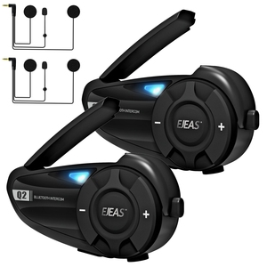 <span class=keywords><strong>EJEAS</strong></span> <span class=keywords><strong>Q2</strong></span> 2 jinetes Bluetooth motocicleta intercomunicador casco intercomunicador de motocicleta - Product Image 5