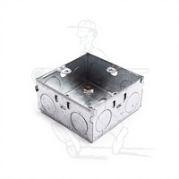 Boîtiers d'interrupteurs en acier galvanisé 1 gang, indice de protection IP54, usage électrique industriel, marque PST