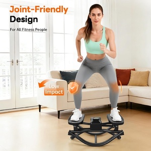 Steppeur à bascule latérale haute capacité pour entraînement des jambes et des fessiers à domicile <span class=keywords><strong>avec</strong></span> bandes de résistance <span class=keywords><strong>élastique</strong></span>s - Product Image 4