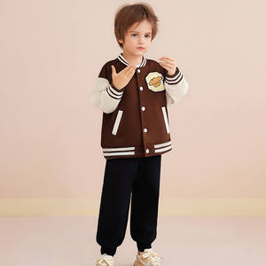 Veste de baseball pour garçons en vente flash, ensemble 2 pièces, veste de baseball décontractée pour enfants et pantalon de jogging, tenue de sport d'automne pour tout-petits - Product Image 4