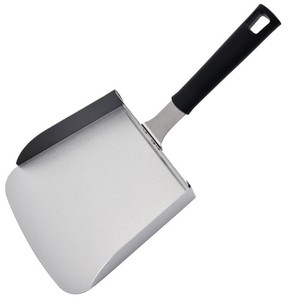 Espátula de Cocina Extra Grande de Acero Inoxidable con Mango de Plástico - Product Image 1