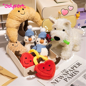 Peluche ours super douce de style Jellycat, série animaux, avec coton PP, petite poupée bouclée, âge 14+ - Product Image 1