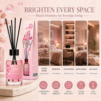 Diffuseur à bâtonnets 100 ml, parfum d'ambiance floral fruité, pour importateurs, grossistes et chaînes de magasins – Approvisionnement direct usine