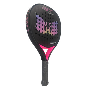 Raqueta de pádel de fibra de carbono con logotipo personalizado en forma de diamante Redes De <span class=keywords><strong>Tenis</strong></span> Padel Tennis 3K 12K 18K - Product Image 5