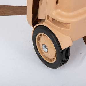 Venta directa de fábrica, carrito de equipaje plegable de 2 ruedas, carrito de almacenamiento de plástico ligero para acampar - Product Image 4