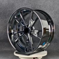Jantes en alliage forgé à cinq branches personnalisées GS 5x112 5x114.3 5x120 18 19 20 22 21 23 24 pouces avec électroplaqué blanc pour Chevelle