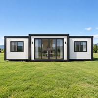 Maison conteneur extensible pour camp de construction et hébergement du personnel – Unité préfabriquée à extension latérale