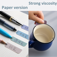 Bas quantité minimale de commande clair PET index carte bloc-notes étanche Transparent autocollants étiquette diviseur drapeau Notes auto-adhésif bloc-notes 60 120 240