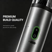 Aspirateur à main sans fil portable léger 700g, mini aspirateur à main avec charge rapide Type-C pour voiture et poils d'animaux