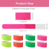 Sangles de ski en EVA personnalisées avec logo, colorées, à scratch, pour snowboard, vente en gros d'usine, pour activités hivernales en extérieur