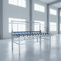 Table de fixation de verre à entraînement par engrenages, pour épaisseurs de 3 à 20 mm, haute productivité, garantie 1 an