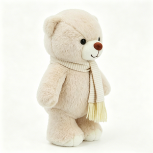 Oso de peluche personalizado, peluche de oso, oso de peluche de invierno, oso de peluche con bufanda. - Product Image 3