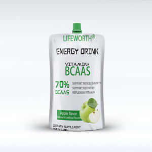LIFEWORTH Marque privée BCAA Boisson énergisante Après l'entraînement Sans sucre Vitamines B12 à la fois Certifiées ISO - Product Image 4