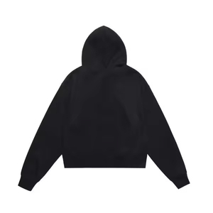 <b>Men's</b> Hoodies Sweatshirts Heavyweight <b>Pullover</b> Streetwear 100% Cotton Puff Printing Custom Oversized Hoodie for <b>Men</b> - Product Image 3