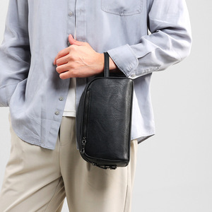 Sac de Voyage Homme Antivol en PU avec Verrouillage par Mot de Passe, Style Haut de Gamme, Imperméable, Grande Capacité, Trousse de Toilette – Offre Spéciale - Product Image 4