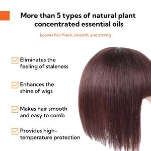 Vente en gros OEM 8.8oz. Démêlant Lissant <span class=keywords><strong>Perruque</strong></span> Shampooing Revitalisant Non-Statique <span class=keywords><strong>Synthétique</strong></span> Cheveux Naturels Perruques Postiches Shampooing - Product Image 4