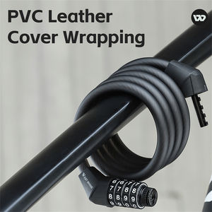 Candado de Cable para Bicicleta WEST BIKING de Aleación de Zinc y Acero, Antirrobo, con Contraseña, para Bicicletas de Montaña, con Combinación de Dígitos - Product Image 2