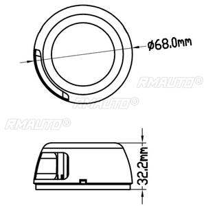 Feux de signalisation de navigation LED, feux de bateau rouges et verts, feux de navigation marine pour yacht, acier inoxydable 12VDC - Product Image 4