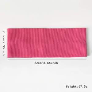 Bandeau de sport élastique en coton, couleur tendance pour femmes, yoga, sport, usage quotidien - Product Image 5