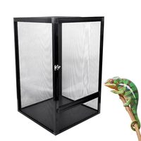 Nouveauté 2025 : Cage Classique Solide en Aluminium Écologique pour Reptiles – Métal, Plastique, Verre – Installation Facile – Modèle Lucky