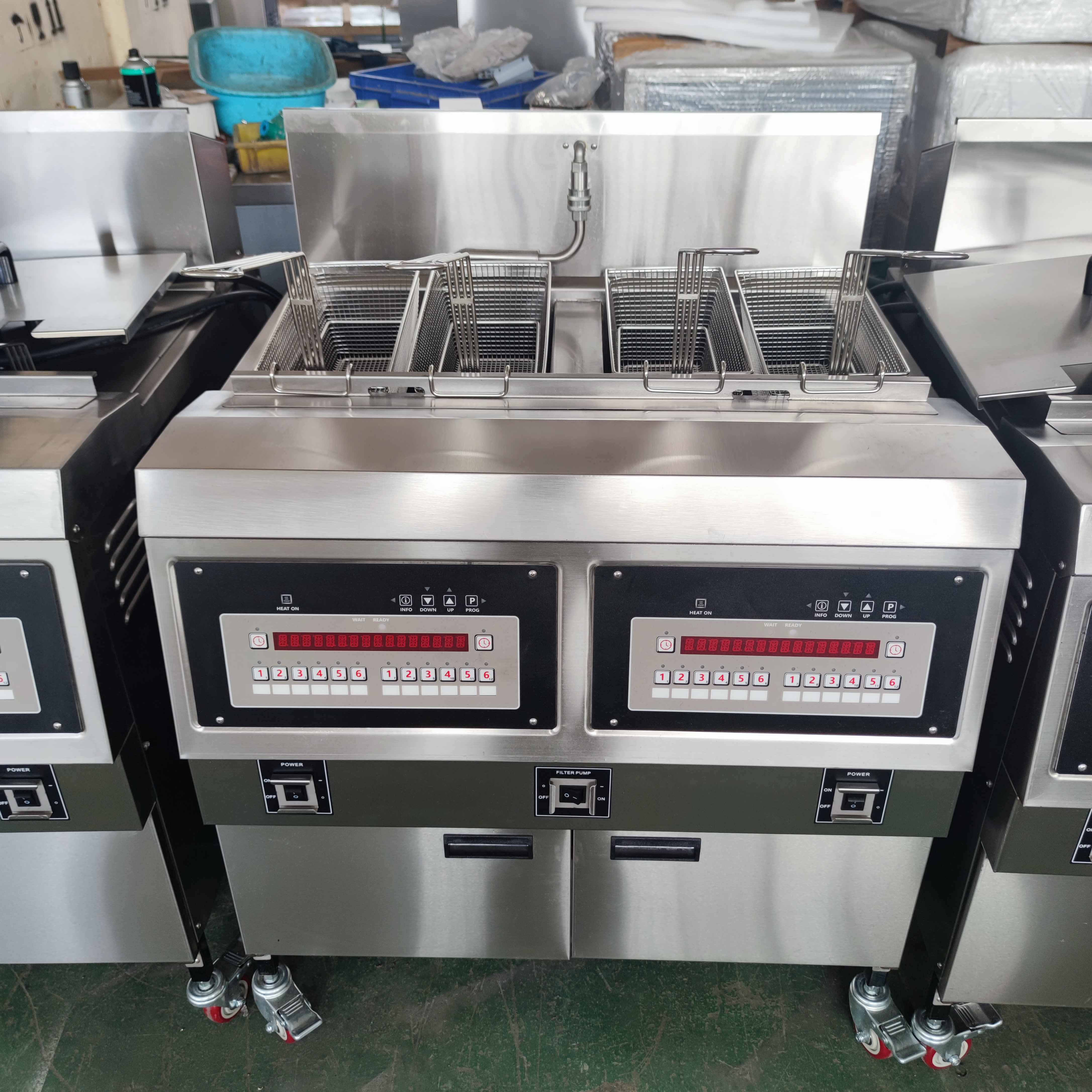 バーガーキング機器KFCフライヤーマシンオープンフライヤー