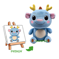 Peluche Anime Personnalisée - Peluche Super Douce en Coton PP avec Broderie, Couverture Chaude, Cadeau Promotionnel d'Anniversaire