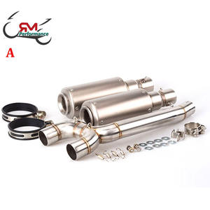 Moto D'échappement Carbone Échapper Moto D'échappement Tuyau Moyen Glisser Sur Silencieux De Course Pour Yamaha FZ-6N FZ-6S FZ6 FZ6S <span class=keywords><strong>FZ6N</strong></span> - Product Image 2