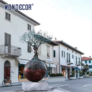 Personalizado ao ar livre grande metal fundição <span class=keywords><strong>bronze</strong></span> arte abstrata vida árvore <span class=keywords><strong>bronze</strong></span> escultura - Product Image 2