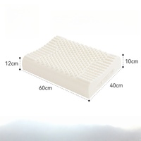 Oreiller en latex naturel thaïlandais importé, oreiller ergonomique de soutien du cou, orthopédique pour adultes, hôtel, maison