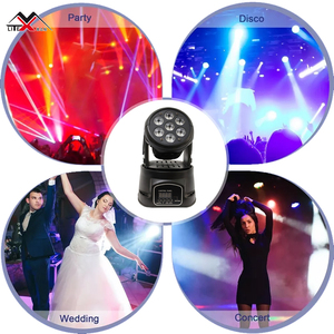 La etapa 7pcs dj de mini led de lavado de cabeza móvil luz ktv bar club de noche - Product Image 3