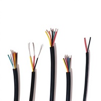 Câble d'alimentation électrique industriel basse tension à 3 conducteurs en cuivre étamé, gaine en PVC, 24 AWG