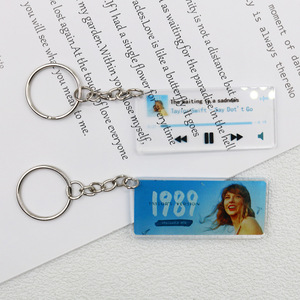 Porte-clés CD de l'<span class=keywords><strong>album</strong></span> 1989 de la chanteuse Tayl*r Swift, bijoux de mode, accessoire de l'<span class=keywords><strong>album</strong></span> Swift, cadeaux pour les fans - Product Image 6
