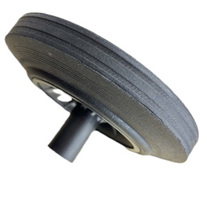 Nueva rueda de cubo de basura de acero inoxidable de 8 pulgadas - Product Image 6