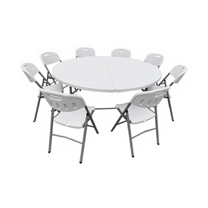 Mesa Redonda Plegable para Exteriores y Eventos, Portátil y Fácil de Transportar, Precio al por Mayor - Product Image 4