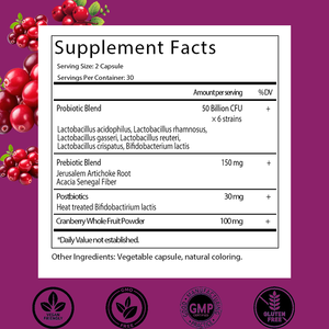 Probióticos Vaginales para Mujeres, Equilibrio del pH, Control de Olores, Equilibrio de la Flora Vaginal, Salud Femenina - Product Image 2
